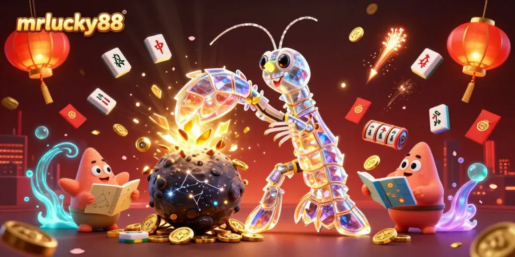 Experience thrilling play at mrlucky88, with galactic samurai action surrounded by luminous casino elements.
