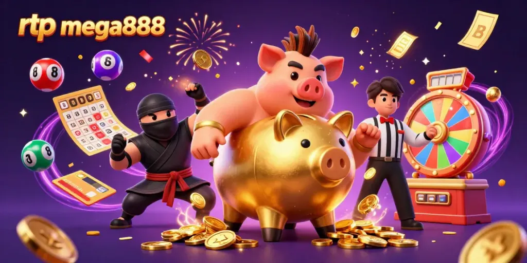Experience thrilling gameplay with rtp mega888 embodied by lively characters and dynamic casino elements.