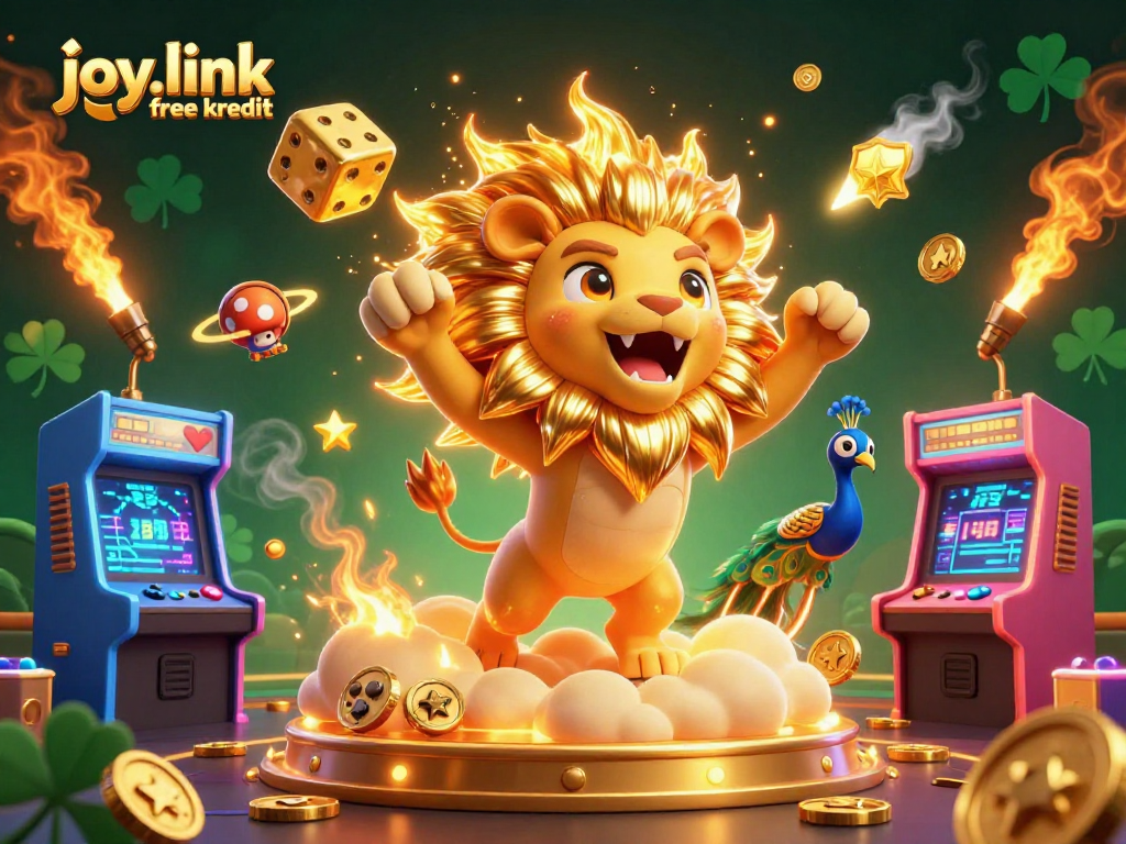 Experience the vibrant joy.link free kredit gaming atmosphere with lively characters and interactive casino elements.